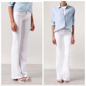 NWT J Brand Jeans  Martini Skinny Flare Jeans White (Blanc) Stretch denim.